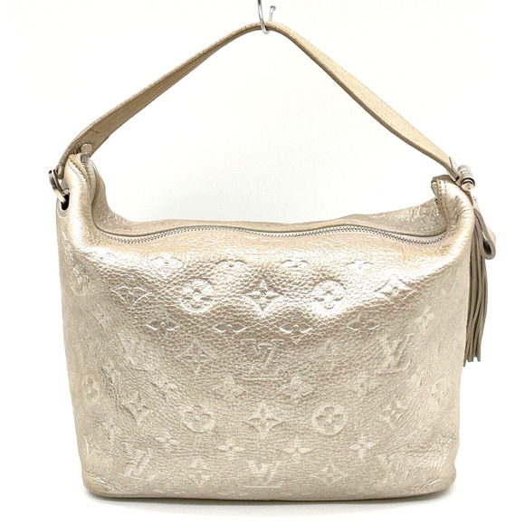 SPECIAL 2008 Edition Louis Vuitton Halo Shimmer Silver Monogram Handbag W/Box - Picture 2 of 8